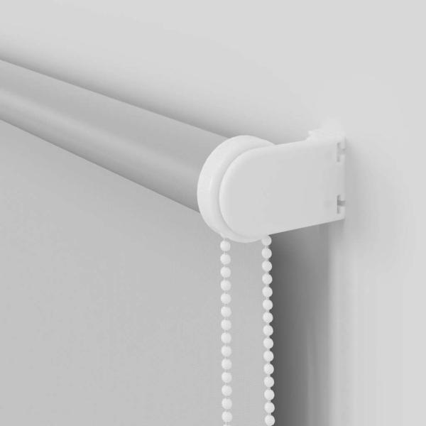Verdunkelungsrollo Hellgrau 130x210cm Stoffbreite 126,6cm