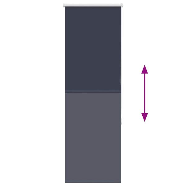 Verdunkelungsrollo Marineblau 60x175cm Stoffbreite 55,7 cm