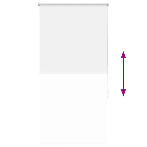 Verdunkelungsrollo Weiß 65x150cm Stoffbreite 60,7 cm Polyester