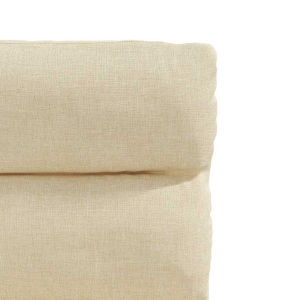 Esszimmerstühle 4 Stk. Creme Stoff