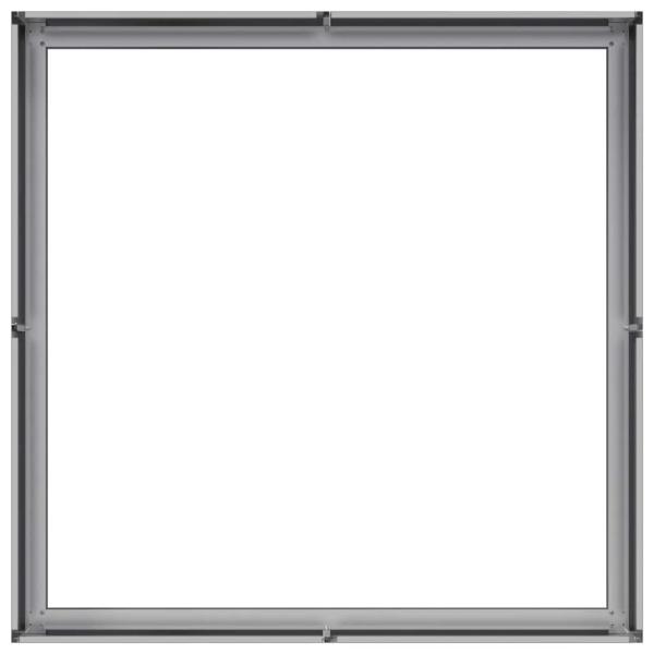 Pflanzkübel 100x100x30 cm Verzinkter Stahl