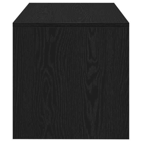 TV-Schrank Schwarz Eichen-Optik 60x40x40 cm Holzwerkstoff