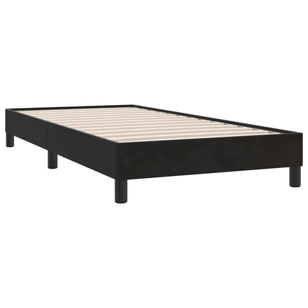 Boxspringbett ohne Matratze Schwarz 90x210 cm Samt