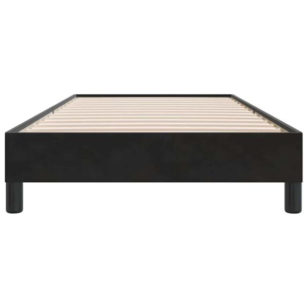 Boxspringbett ohne Matratze Schwarz 90x210 cm Samt