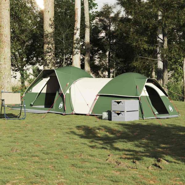 Campingzelt 5 Personen Grün Wasserdicht
