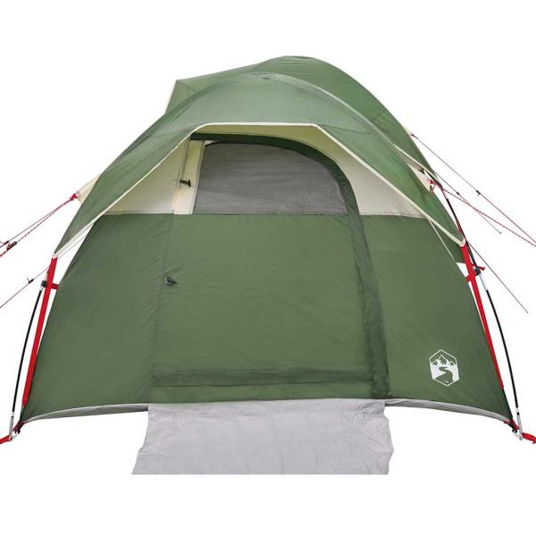 Campingzelt 5 Personen Grün Wasserdicht