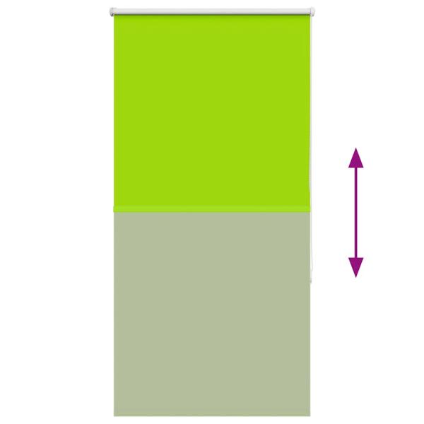 Verdunkelungsrollo Grün 65x130 cm Stoffbreite 60,7 cm Polyester