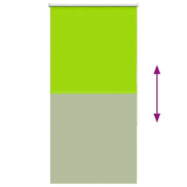 Verdunkelungsrollo Grün 70x175 cm Stoffbreite 65,7 cm Polyester