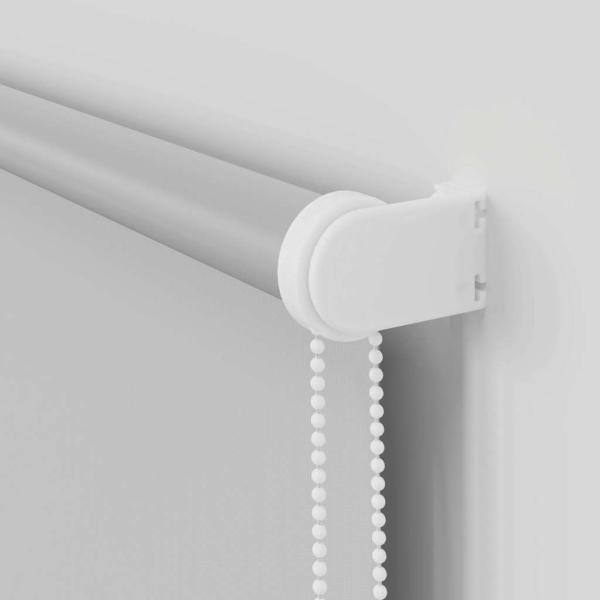 Verdunkelungsrollo Hellgrau 160x130cm Stoffbreite 156,6cm