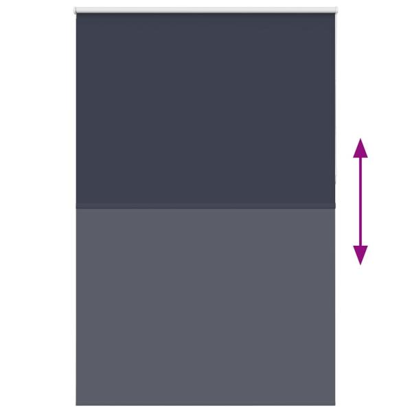 Verdunkelungsrollo Marineblau 160x210 cm Stoffbreite 156,6 cm