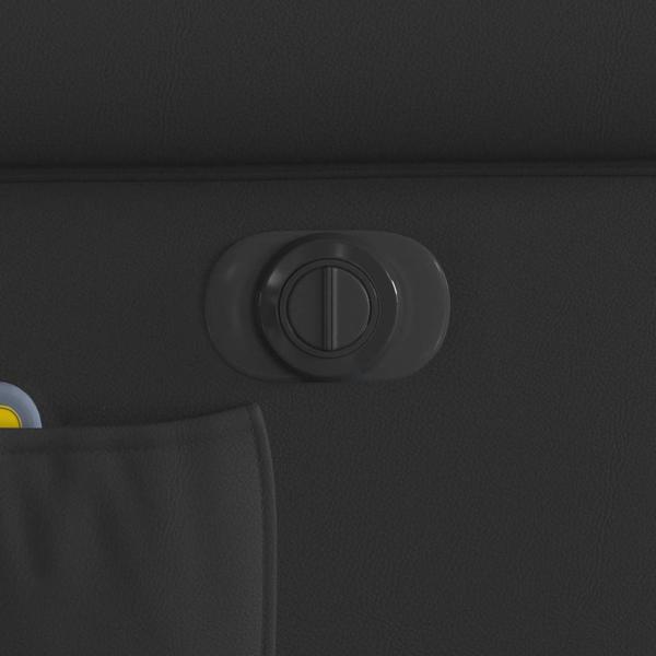 Massagesessel Aufstehhilfe Elektrisch Glänzend Schwarz