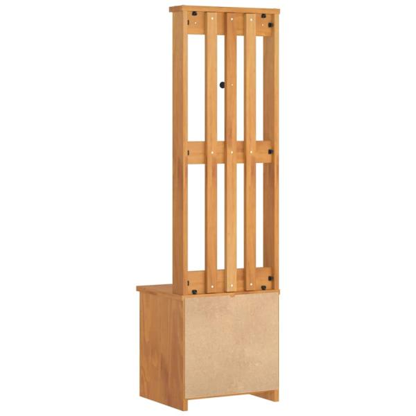 Garderobenständer SANDENS 45x40x159,5 cm Massivholz Kiefer