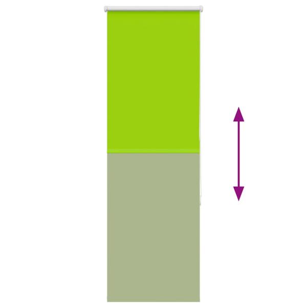 Verdunkelungsrollo Grün 50x130 cm Stoffbreite 45,7 cm Polyester