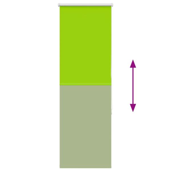 Verdunkelungsrollo Grün 40x130 cm Stoffbreite 35,7 cm Polyester