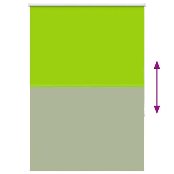 Verdunkelungsrollo Grün 95x150 cm Stoffbreite 90,7 cm Polyester