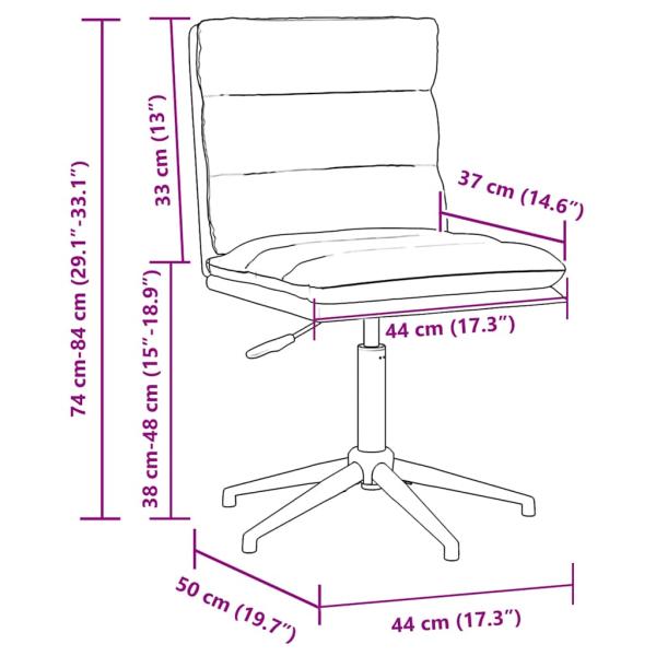 Esszimmerstühle 2 Stk. Braun Kunstleder