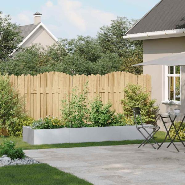 Pflanzkübel 280x80x40 cm Verzinkter Stahl