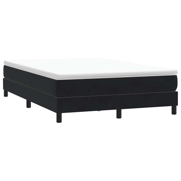 ARDEBO.de - Boxspringbett ohne Matratze Schwarz 140x210 cm Samt