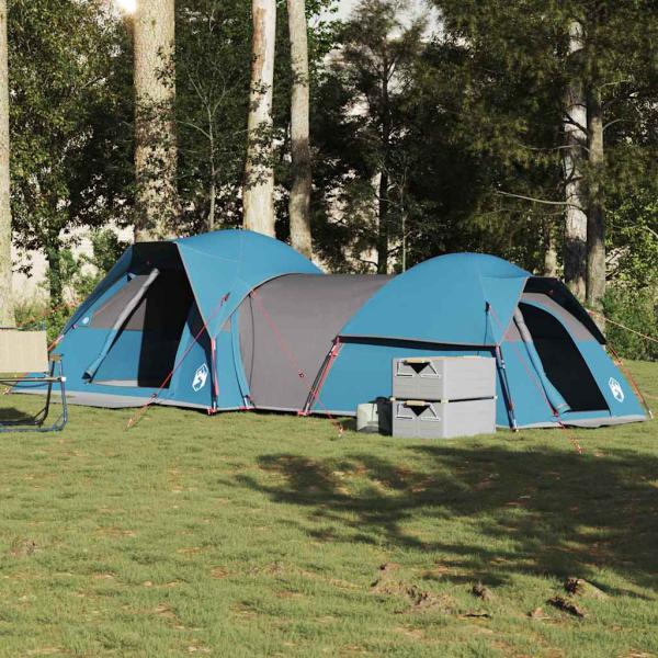 ARDEBO.de - Campingzelt 5 Personen Blau Wasserdicht