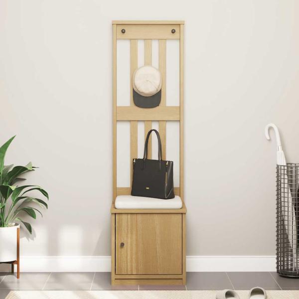 Garderobenständer SANDENS 45x40x159,5 cm Massivholz Kiefer