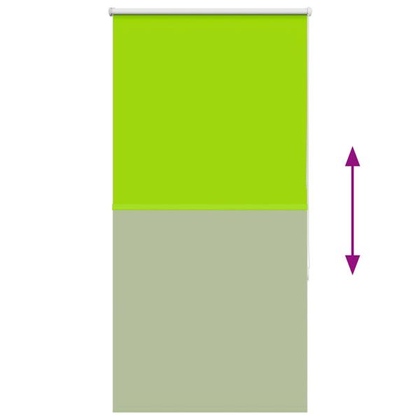 Verdunkelungsrollo Grün 80x150 cm Stoffbreite 75,7 cm Polyester