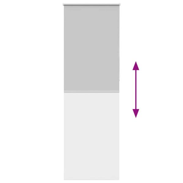 Verdunkelungsrollo Hellgrau 70x210 cm Stoffbreite 65,7 cm