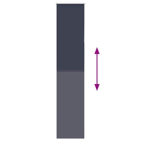 Verdunkelungsrollo Marineblau 40x230cm Stoffbreite 35,7 cm