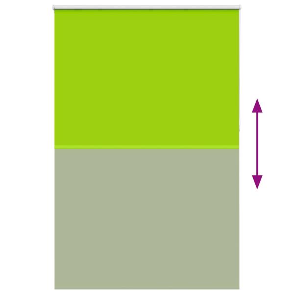 Verdunkelungsrollo Grün 155x230cm Stoffbreite 151,6cm Polyester