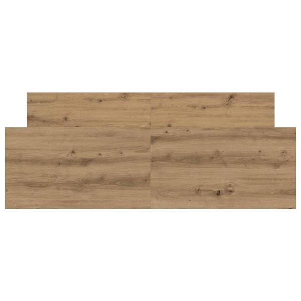 Bettgestell ohne Matratze Artisan-Eiche 135x190cm Holzwerkstoff