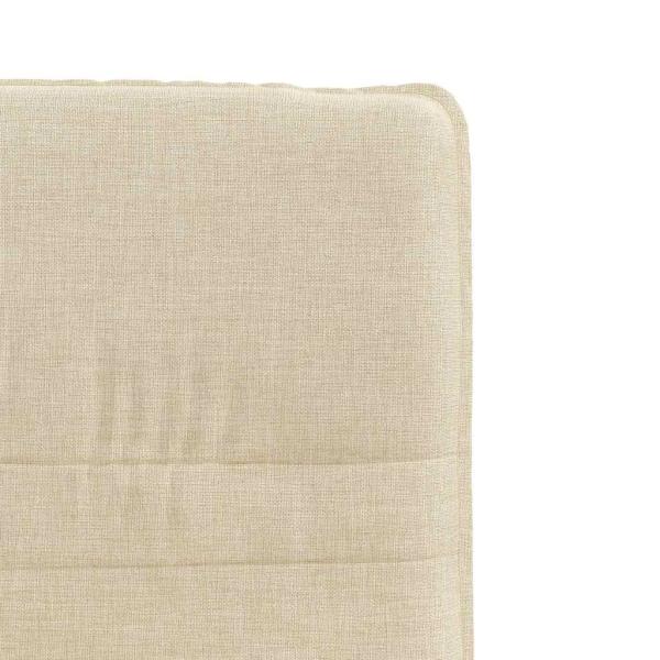 Esszimmerstühle 4 Stk. Creme Stoff