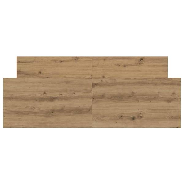 Bettgestell ohne Matratze Artisan-Eiche 140x190cm Holzwerkstoff