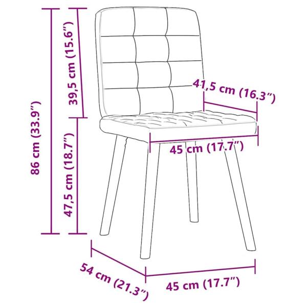 Esszimmerstühle 4 Stk. Schwarz Stoff