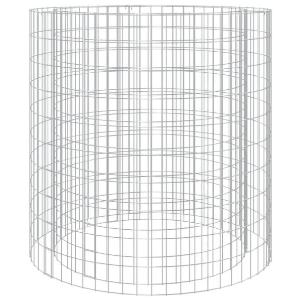 Gabionen-Feuerstelle Ø 100 cm Verzinktes Eisen