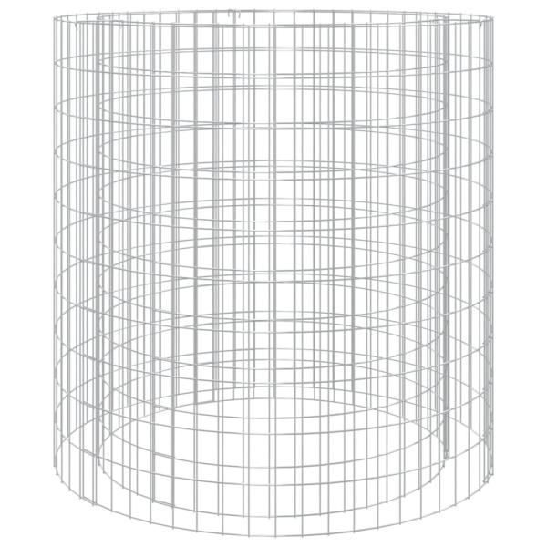 Gabionen-Feuerstelle Ø 100 cm Verzinktes Eisen
