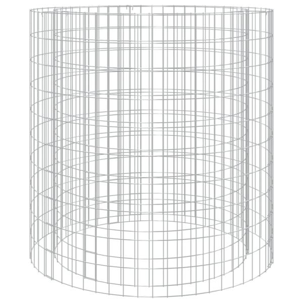 Gabionen-Feuerstelle Ø 100 cm Verzinktes Eisen