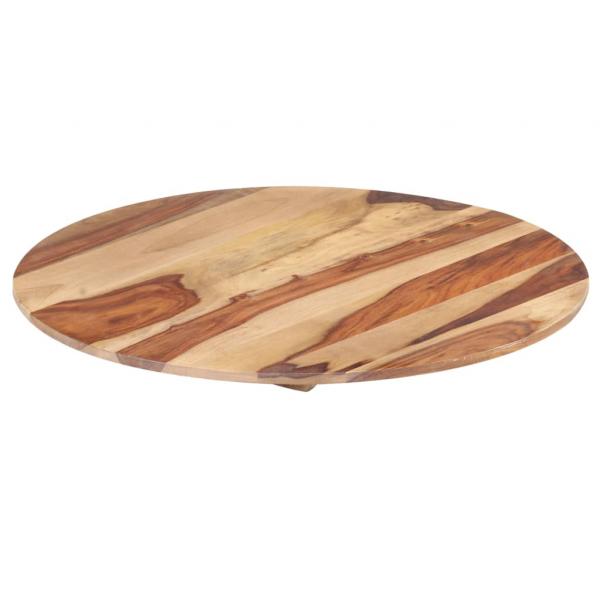 Tischplatte Massivholz Palisander Rund 15-16 mm 70 cm