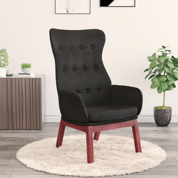 ARDEBO.de - Relaxsessel Schwarz Stoff