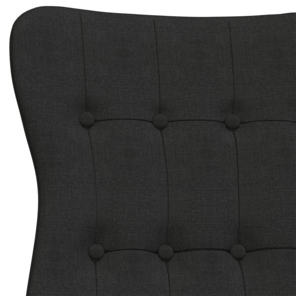 Relaxsessel Schwarz Stoff