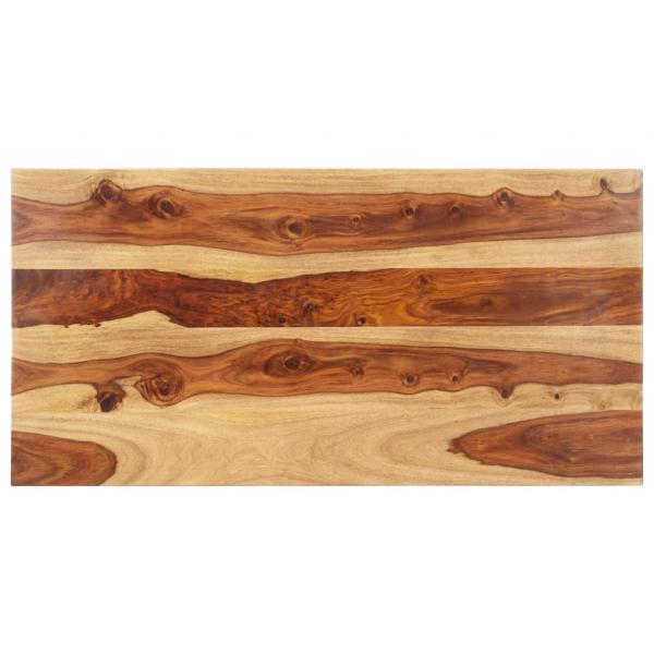 ARDEBO.de - Tischplatte Massivholz Palisander 25-27 mm 60×100 cm