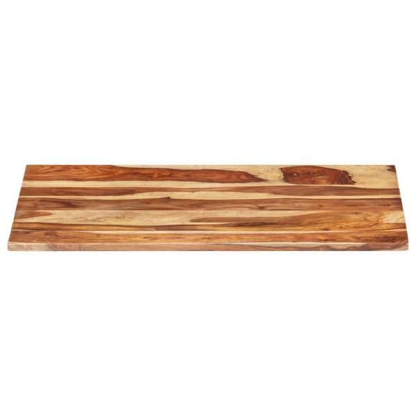 Tischplatte Massivholz Palisander 25-27 mm 60×100 cm