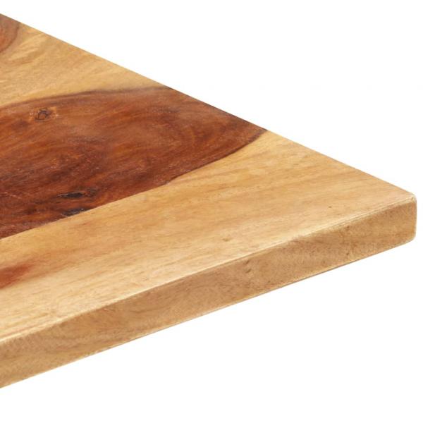Tischplatte Massivholz Palisander 25-27 mm 60×100 cm