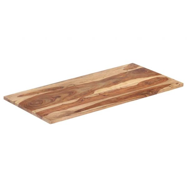 Tischplatte Massivholz Palisander 25-27 mm 60×100 cm