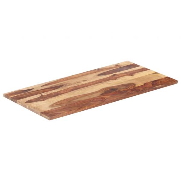 Tischplatte Massivholz Palisander 25-27 mm 60×100 cm