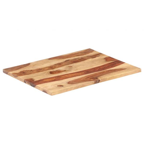 Tischplatte Massivholz Palisander 25-27 mm 60×80 cm