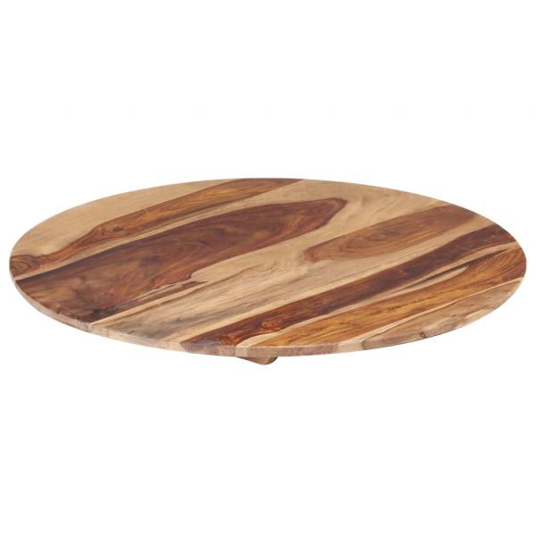 Tischplatte Massivholz Palisander Rund 15-16 mm 60 cm