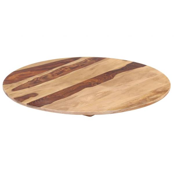 Tischplatte Massivholz Palisander Rund 15-16 mm 60 cm