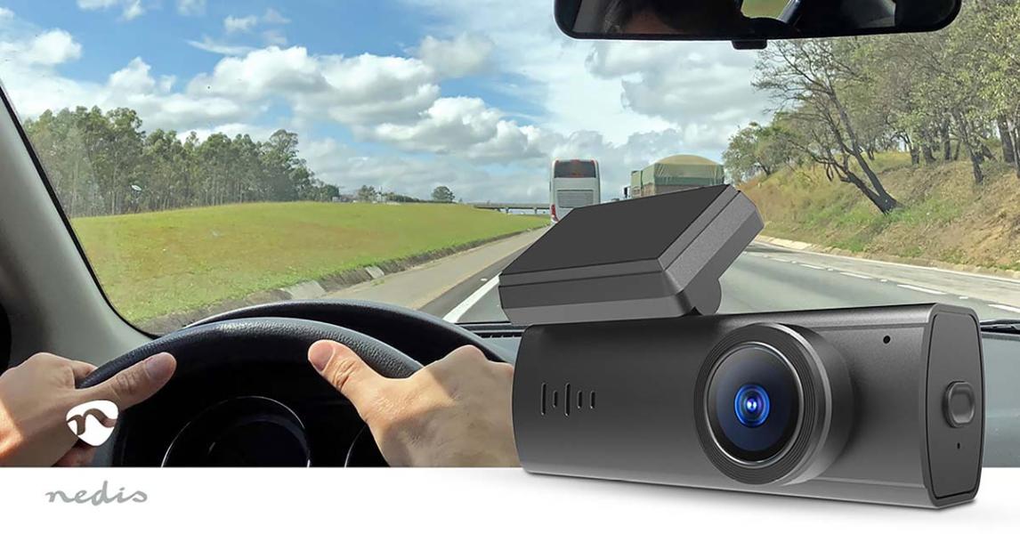 Dash Cam | 1080p@30fps | 2 MPixel | Wi-Fi | Kein Bildschirm | Nachtsicht | Schwarz