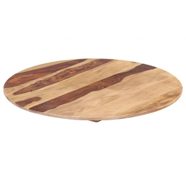 Tischplatte Massivholz Palisander Rund 25-27 mm 60 cm