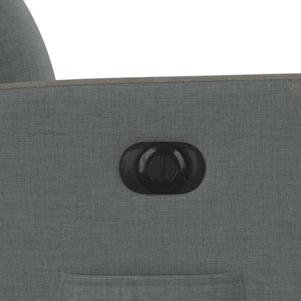 Relaxsessel Elektrisch Dunkelgrau Stoff