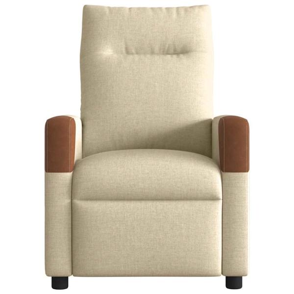 Relaxsessel Elektrisch Creme Stoff